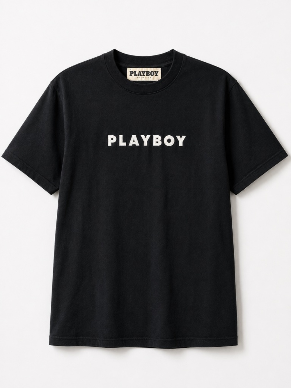 Playboy by PacSun Black Logo T-Shirt Classic Tee